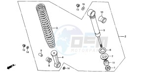 CT110 drawing REAR CUSHION (2)