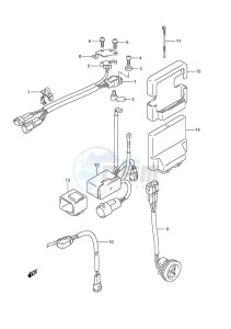 df 175 drawing PTT Switch/Engine Control Unit