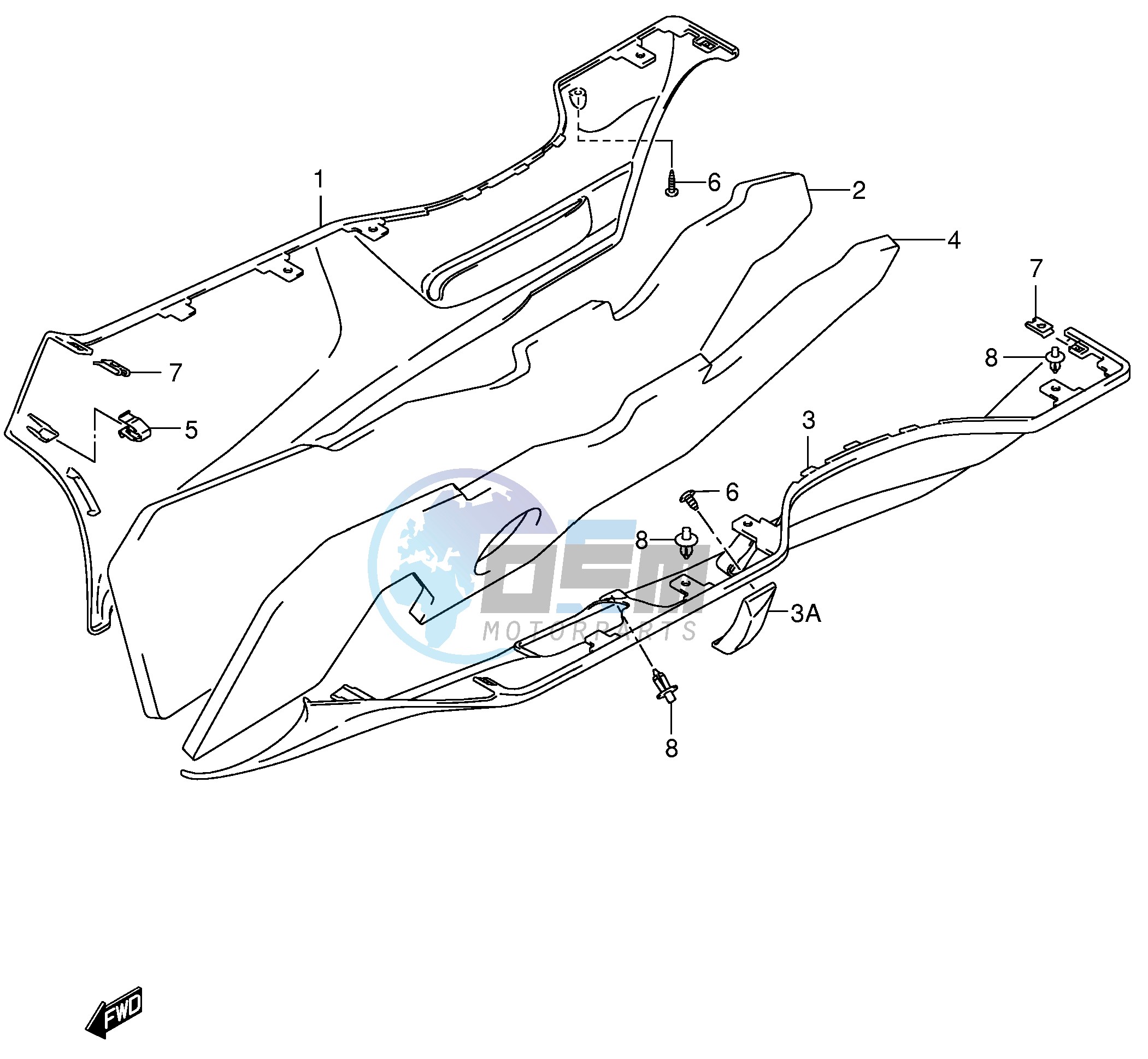 SIDE LEG SHIELD (MODEL K3 K4)