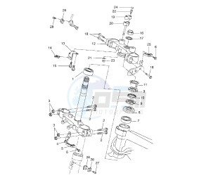 WR X 125 drawing STEERING PAIOLI