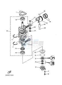 40VMHOS drawing CRANKSHAFT--PISTON