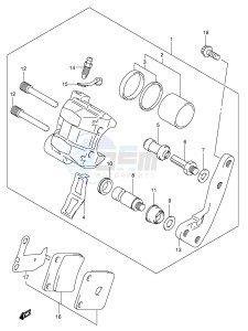 LT-F500F (P24) drawing FRONT CALIPER