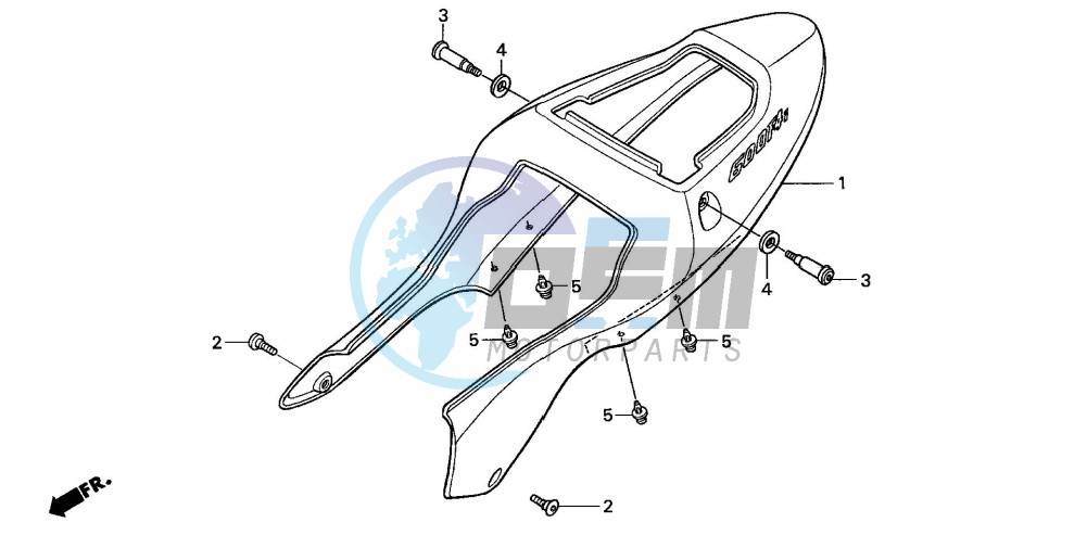 REAR COWL (CBR600F42-3/FS/FR)