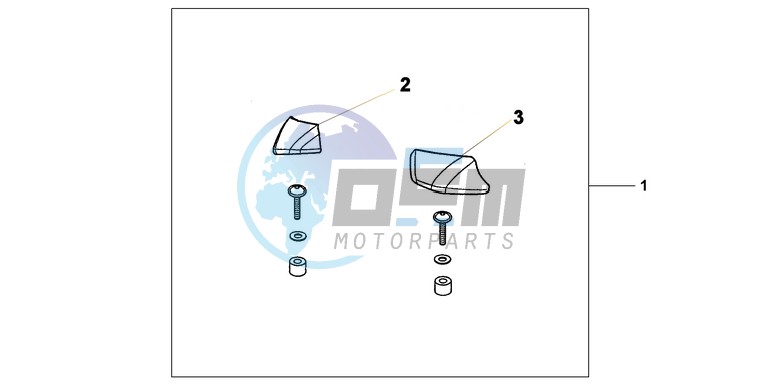 PILLION ARMREST SET