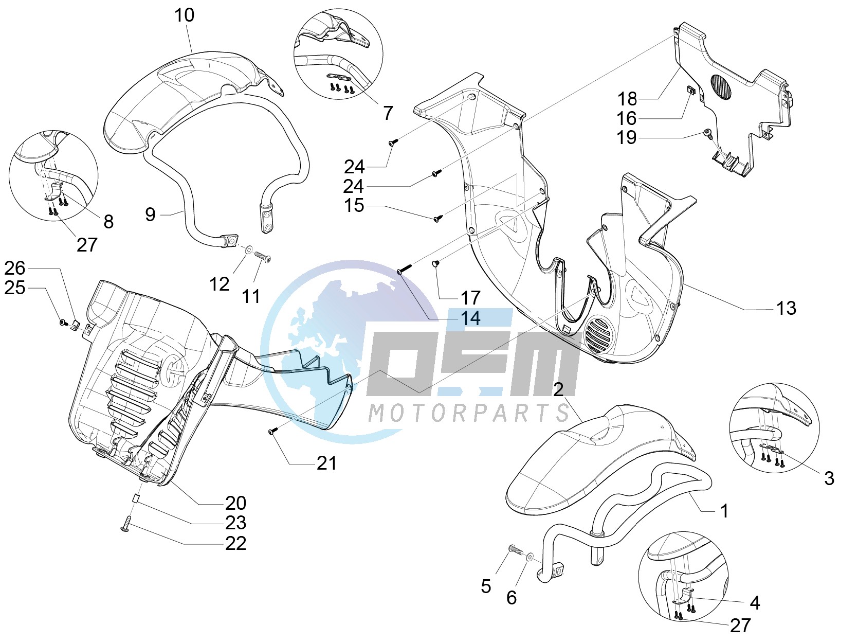 Wheel housing - Mudguard