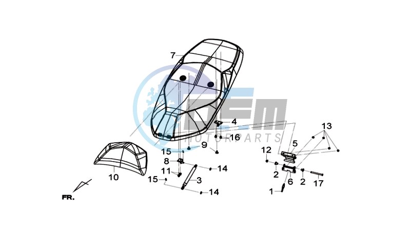 BUDDYSEAT / REAR LUGGAGE FRAME /