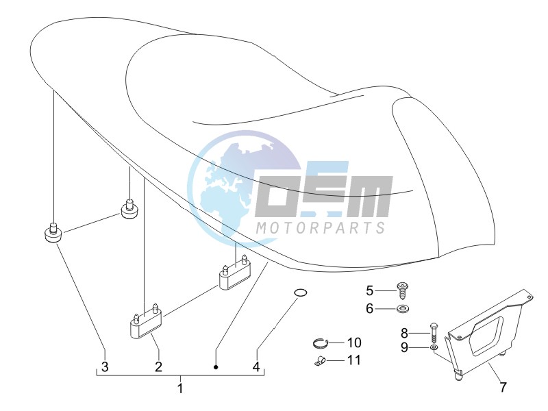 Saddle seats - Tool roll