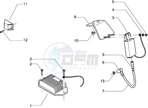 ICE 50 drawing Electronic control unit (ECU)-Vltage regulator