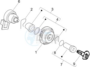 Liberty 50 4t Sport drawing Locks