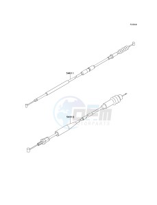 KX 125 L (L4) drawing CABLES