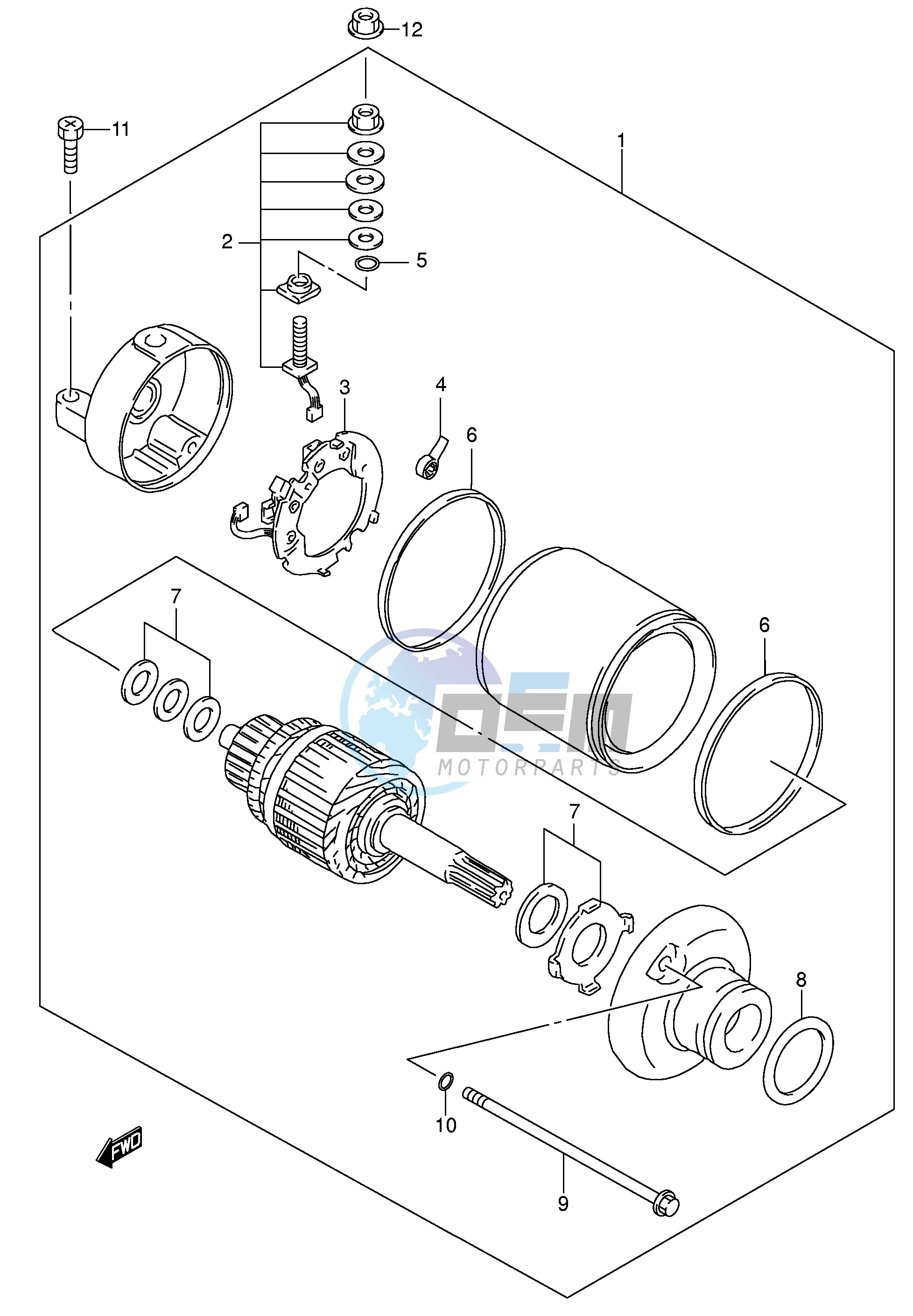 STARTING MOTOR