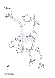 AN400Z ABS BURGMAN EU-UK drawing FRONT BRAKE HOSE