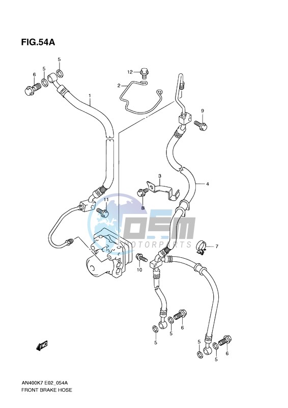 FRONT BRAKE HOSE