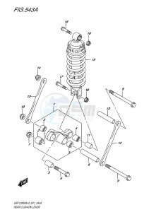 GSF-1250S ABS BANDIT EU drawing REAR CUSHION LEVER