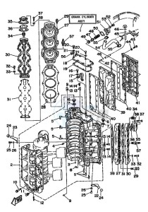 L150A drawing CYLINDER--CRANKCASE