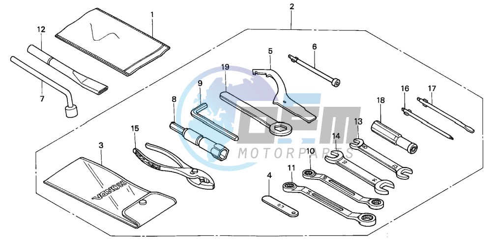 TOOLS (VFR750FR/FS/FT/FV)