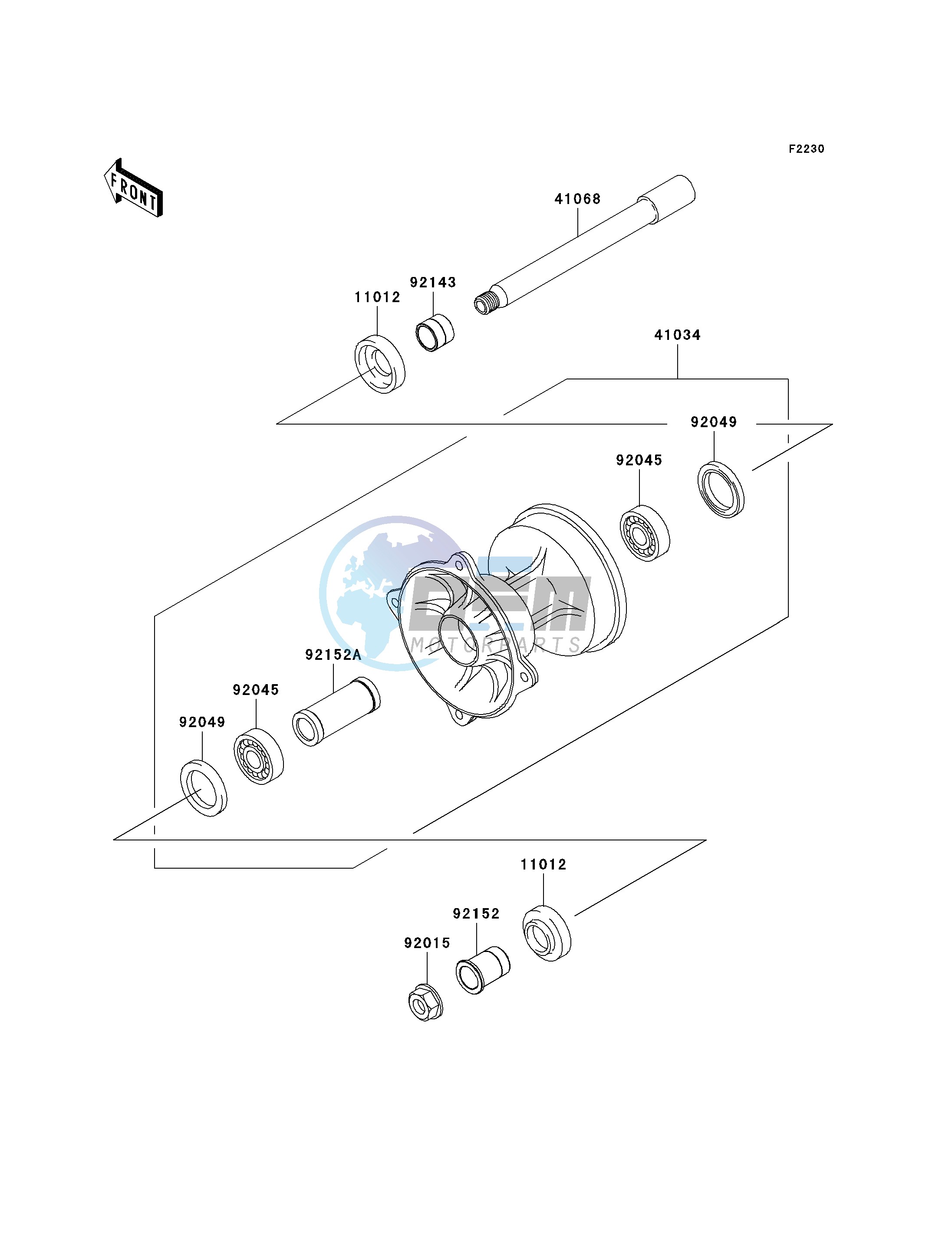 FRONT HUB