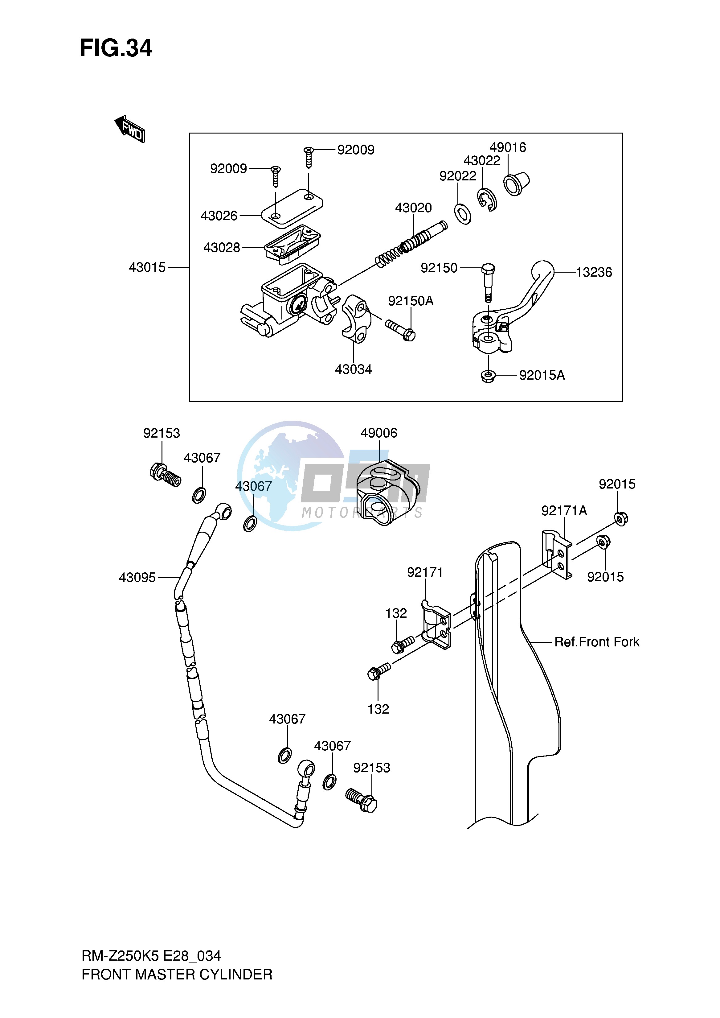 FRONT MASTER CYLINDER