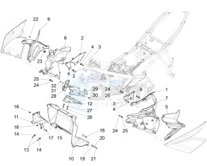 ETV Caponord 1200 drawing Duct