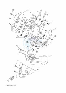 MT-125 ABS MT125-A (BR37) drawing COWLING 2