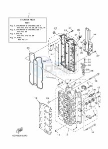 F100DETX drawing CYLINDER--CRANKCASE-2