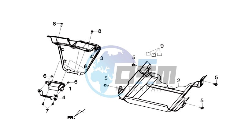 REAR FENDER / INNER SHIELD