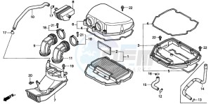 CBR600SE drawing AIR CLEANER