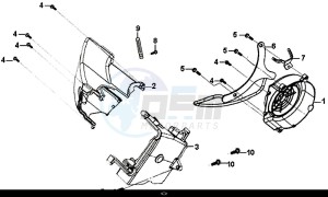 SYMPHONY SR 125 (AZ12W4-EU) (L7-M0) drawing SHROUD ASSY