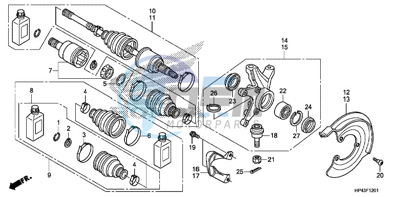 FRONT KNUCKLE (4WD)