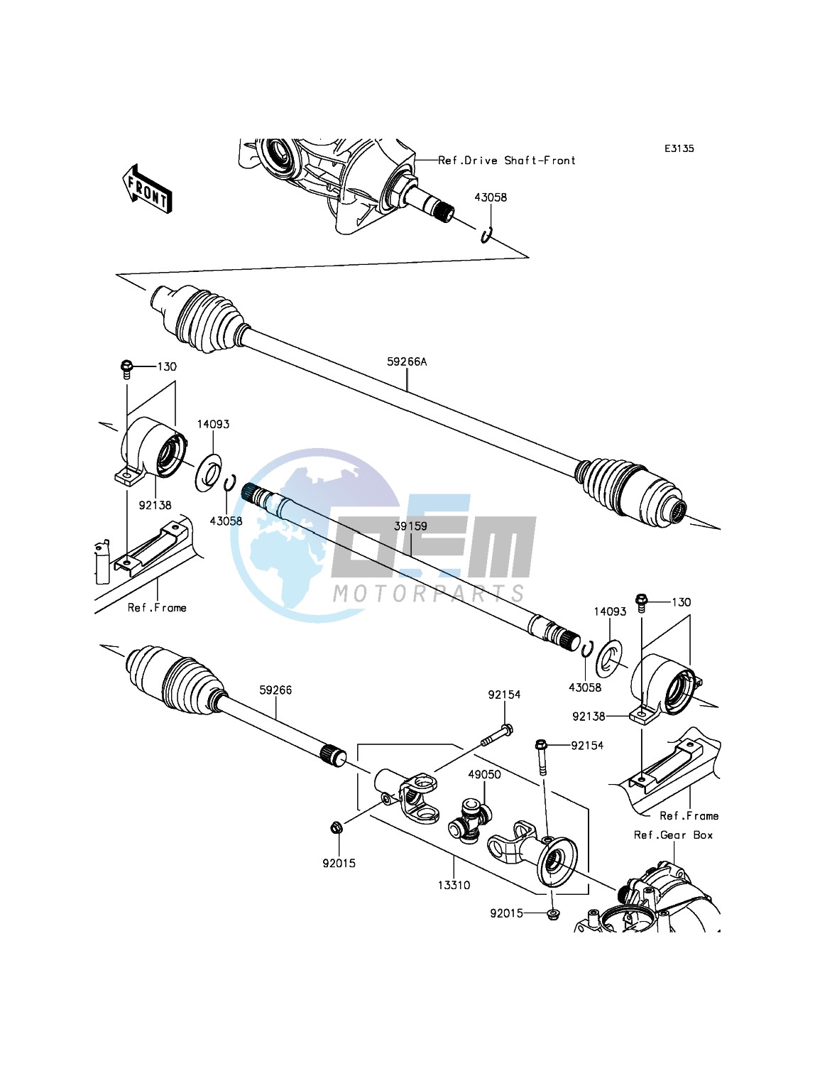 Drive Shaft-Propeller