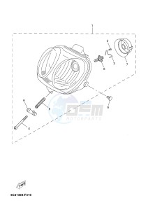 OVETTO 4 50 OVETTO 4 (2AC8) drawing HEADLIGHT