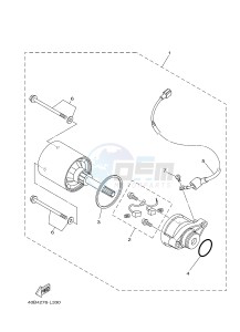 T110C (1DU8) drawing STARTING MOTOR