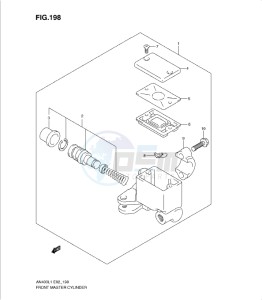 AN400Z drawing FRONT MASTER CYLINDER (AN400ZAL1 E51)