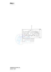 AN650 (E3-E28) Burgman drawing GASKET SET