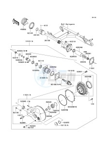 VN 1600 B [VULCAN 1600 MEAN STREAK] (B6F-B8FA) B8FA drawing DRIVE SHAFT_FINAL GEAR