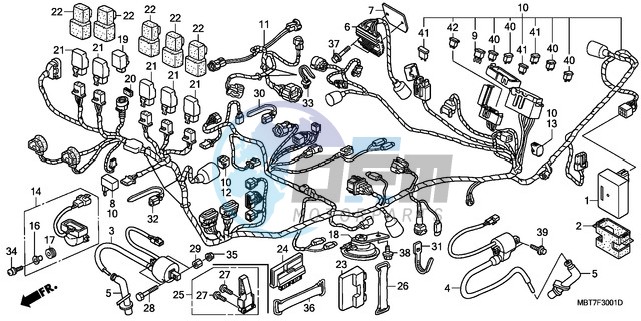 WIRE HARNESS (XL1000VA)