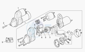 California 1100 Stone - Metal PI Special Sport/Al. PI drawing Starter motor I