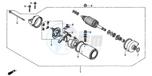 CB1100SF drawing STARTING MOTOR