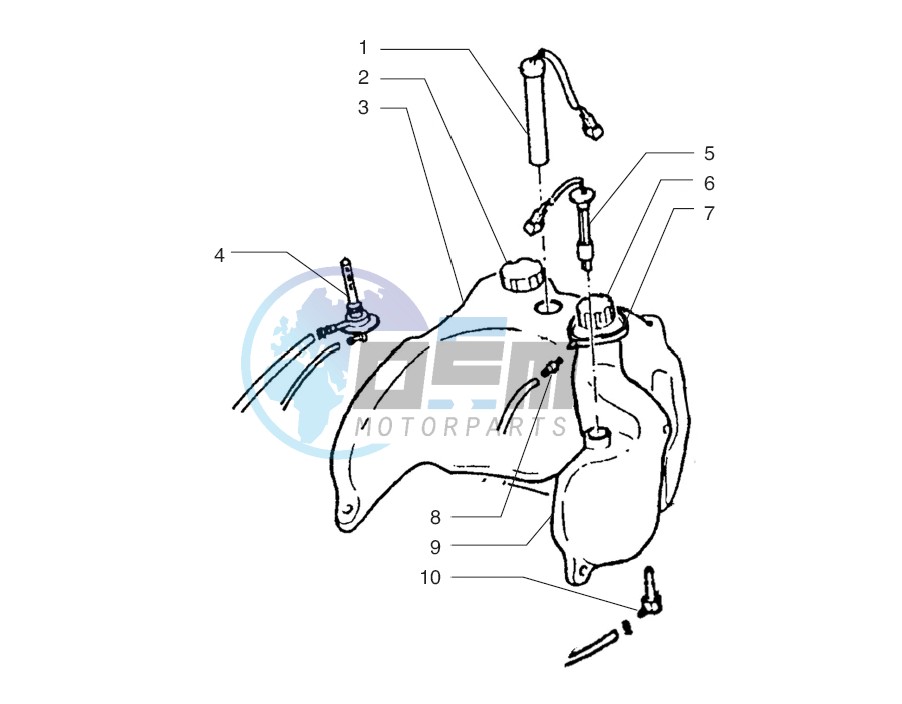 Fuel tank-Oil tank