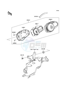 Z750 ZR750LCF UF (UK FA) XX (EU ME A(FRICA) drawing Meter(s)