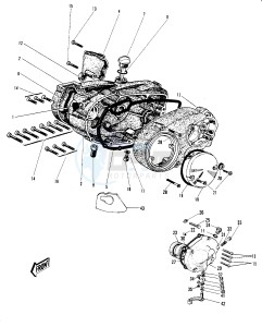 G4 TR (A-C) 100 drawing ENGINE COVERS G4TR_A -- 70-73- -