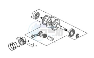 FIDDLE III 125I L5-L6 drawing CRANKSHAFT