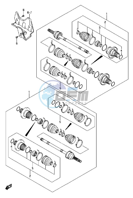 REAR DRIVE SHAFT