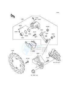 ER-6N ER650EDS XX (EU ME A(FRICA) drawing Rear Brake