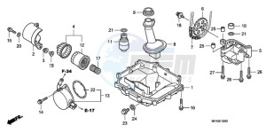 CBF10009 Europe Direct - (ED) drawing OIL PAN/OIL PUMP