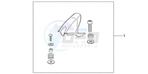 CBR1000RR9 Europe Direct - (ED / MK) drawing CARBON FIBER HUGGER