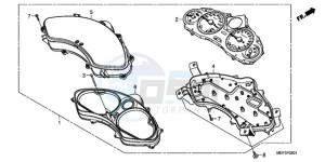 FJS400D9 Europe Direct - (ED) drawing SPEEDOMETER (FJS400D9/FJS 400A)