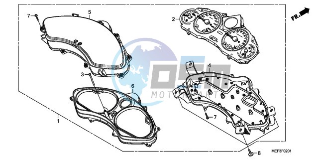 SPEEDOMETER (FJS400D9/FJS 400A)