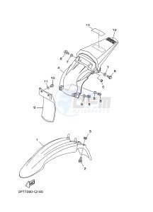 TT-R125 TT-R125LWE (2PTC) drawing FENDER