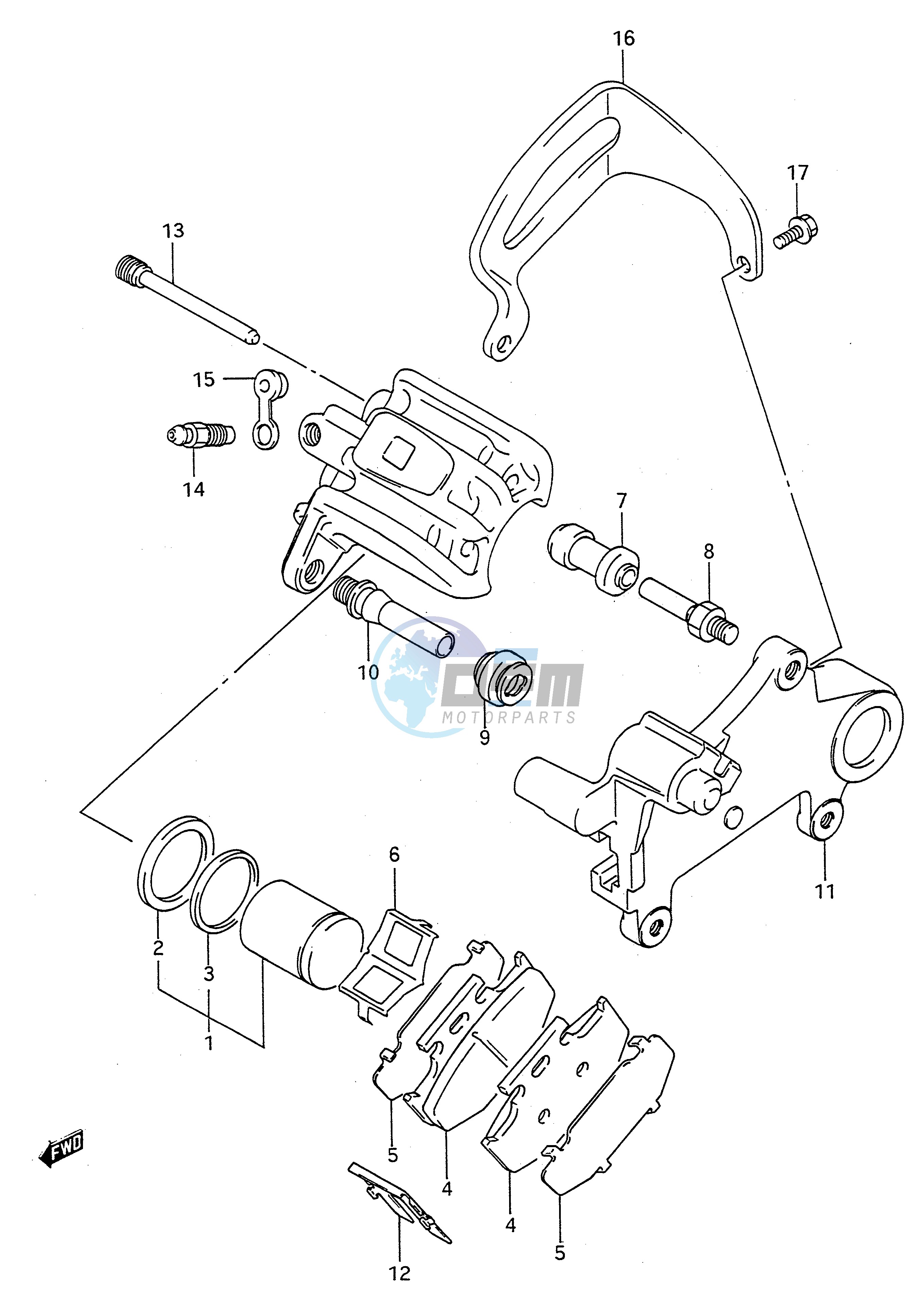 REAR CALIPERS (MODEL L M)